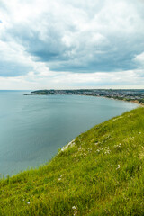 Kleine Wandertour zu den Old Harry Rocks vor den Toren der Hafenstadt von Swanage - Dorset - Vereinigtes Königreich