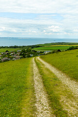 Kleine Wandertour zu den Old Harry Rocks vor den Toren der Hafenstadt von Swanage - Dorset - Vereinigtes Königreich
