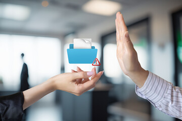 Concept of prohibiting documents with electronic errors,