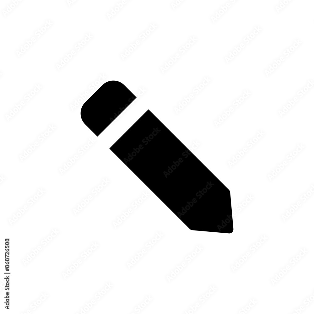 Leinwandbilder edit pen icon, create modify pen sign button, pencil icon, sign up icon - editing text file document