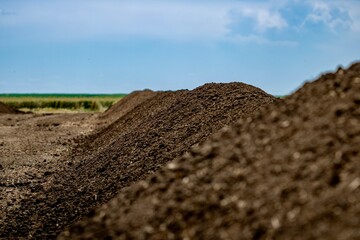 compost making process in progress