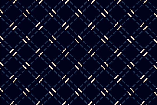 Abstract line shape geometric motif elegant pattern seamless ornate background. Diamond ornament plaid concept art. Modern fabric design textile swatch ladies dress, man shirt all over print block.