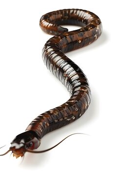 A close up image of a caecilian