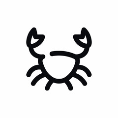 crab sea food animal icon