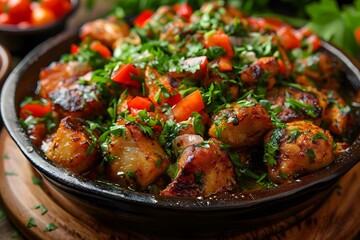 A plate of delicious food