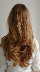 Obraz premium portrait of a woman with long red hair