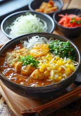 Japanese curry with tofu and vegetables