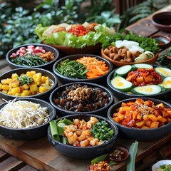 Assortment Of Korean Dishes
