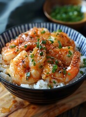 Garlic Butter Shrimp with Rice