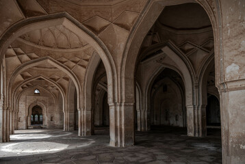 Tomb of Ibrahim Rauza in Bijapur, also called Ali Rauza. India.