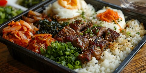 Korean Beef Rice Bowl with Fried Egg