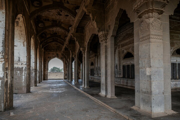 Tomb of Ibrahim Rauza in Bijapur, also called Ali Rauza. India.