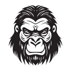 King kong vector silhouette