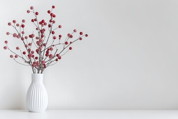 vase with flowers on the table