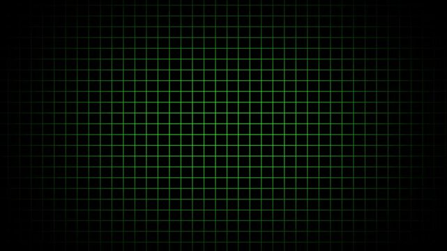 Grid Flat ZOOM IN- Dynamic Visual Elements Overlay Pan for Creative Projects - black and GREEN grid 4K
