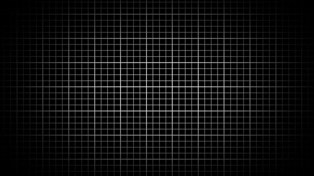 Grid Flat ZOOM IN- Dynamic Visual Elements Overlay Pan for Creative Projects - black and white grid 4K
