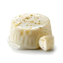 Creamy panna cotta with honey drizzle