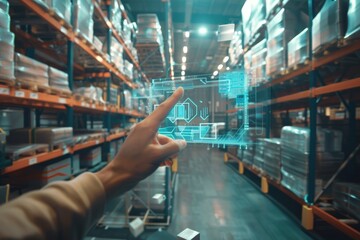 Augmented reality enhancing smart warehouse efficiency and supply chain management