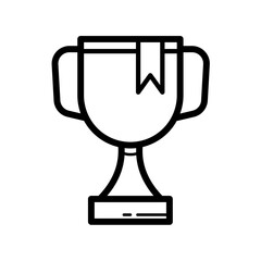  cup, trophy - vector icon