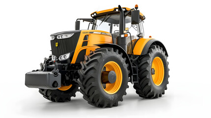 Obraz premium tractor like new holland on the white background