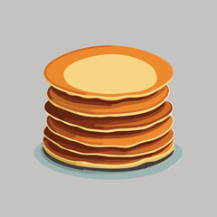 Vector illustration of Pancakes
