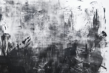 Charcoal Paint Strokes Wallpaper displaying a combination of ink and charcoal techniques, demonstrating the painter&rsquo;s creativity through the unique interplay