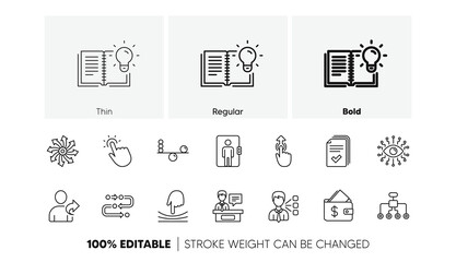 Timeline path, Cash wallet. Artificial intelligence, Balance and Refer friend line icons. Linear icon set. Line icons set. Vector