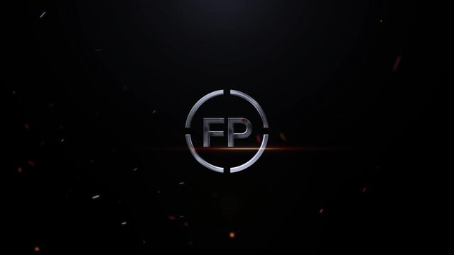 FP Logo Animation, Typography Fp pf 3D Logo Letter Animation Videos For You Business