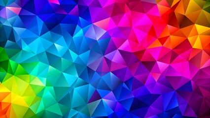 Fototapeta premium Vibrant Geometric Abstract Background