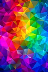 Fototapeta premium Vibrant Geometric Abstract Background