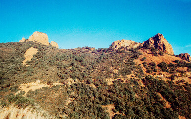 Esterel mountain range in the French Riviera