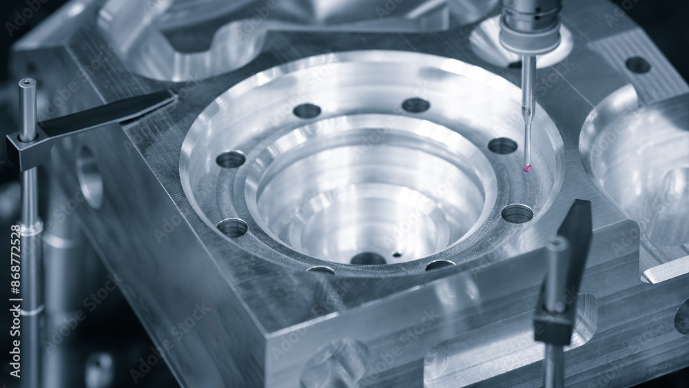 Aufkleber quality control on milling cnc machine, coordinate measuring machine, quality control machine contro