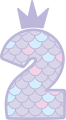 Mermaid Scale Number 2