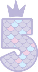 Mermaid Scale Number 5