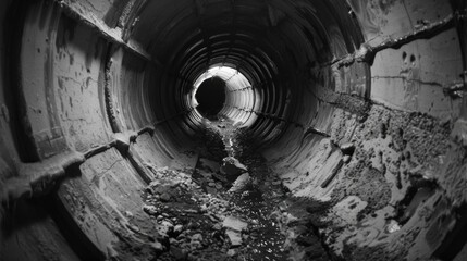 Black and White Pipe