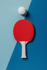 Vertical vibrant illustration of Ping Pong rackets and ball background. World Table Tennis Day. Ping-pong posters design. Tournament Announcement, invitation card. Sport club. 