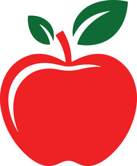 Apple Logo icon illustration with white background