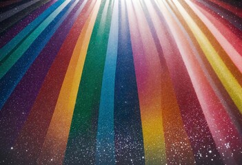 Fototapeta premium Rainbow Prism Sunlight Summer Background