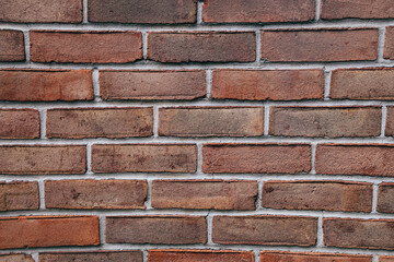 red brick wall