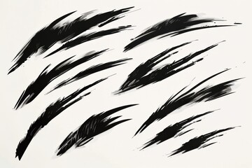 Mysterious claw marks in minimalist depiction of symbo