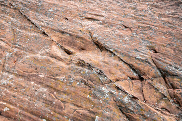 Detailed photo of sandstone geological formations.