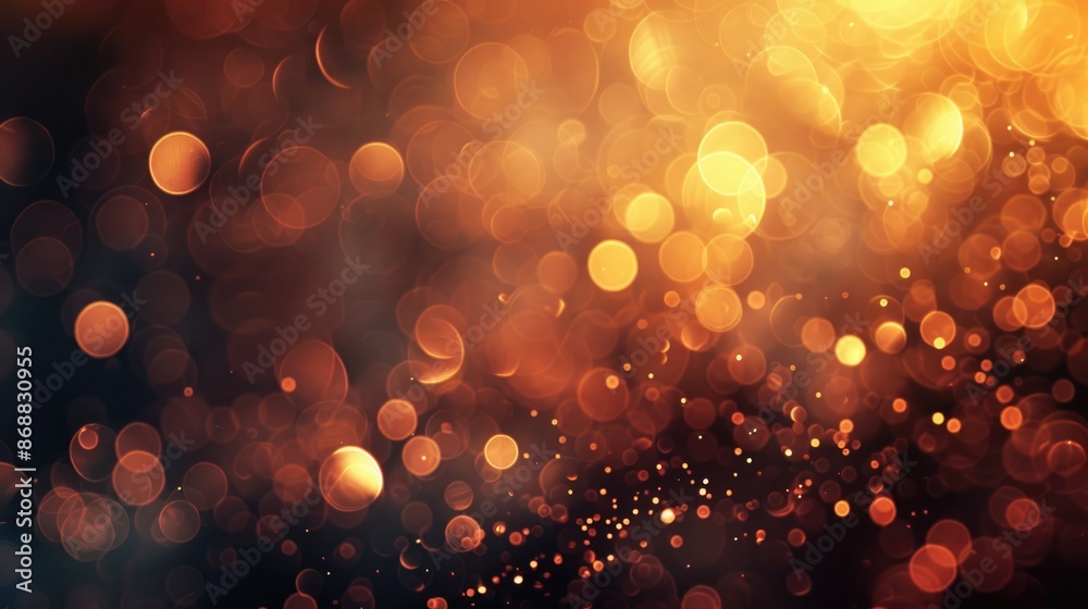 Poster A blurred image of multiple light sources, potentially used in designs requiring a subtle illumination