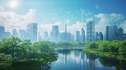 Fototapeta premium AI for Environmental Monitoring