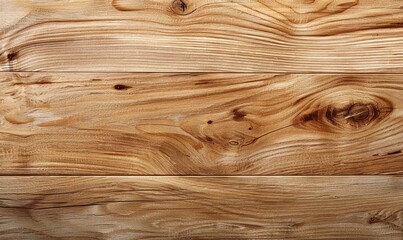 Light hickory wood planks with grain