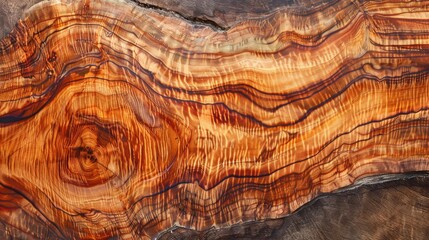 Naklejka premium Intricate Wood Grain Pattern