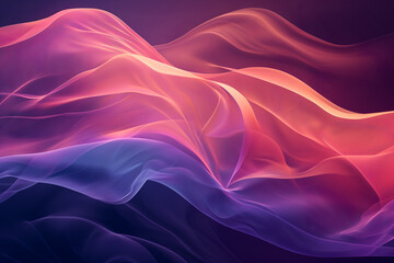 Fototapeta premium A beautiful abstract wallpaper that captures the fluidity of motion with abstract lines and suggesting movement and energy by Playing with gradient colors and transparency to enhance the dynamic feel