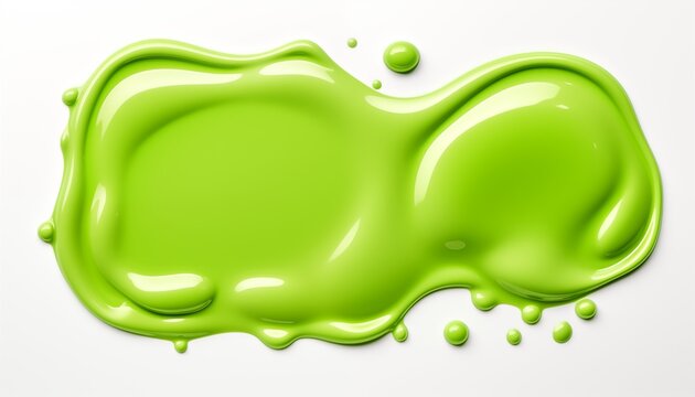 green splashes bubbles