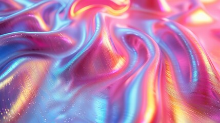 Abstract Rainbow Foil Background