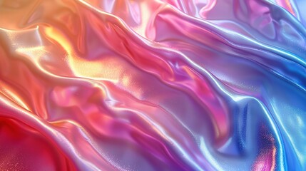 Obraz premium Blurry Iridescent Rainbow Art