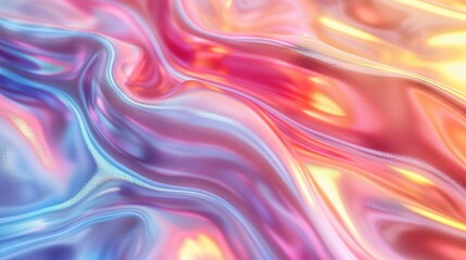 Obraz premium Blurry Iridescent Rainbow Art